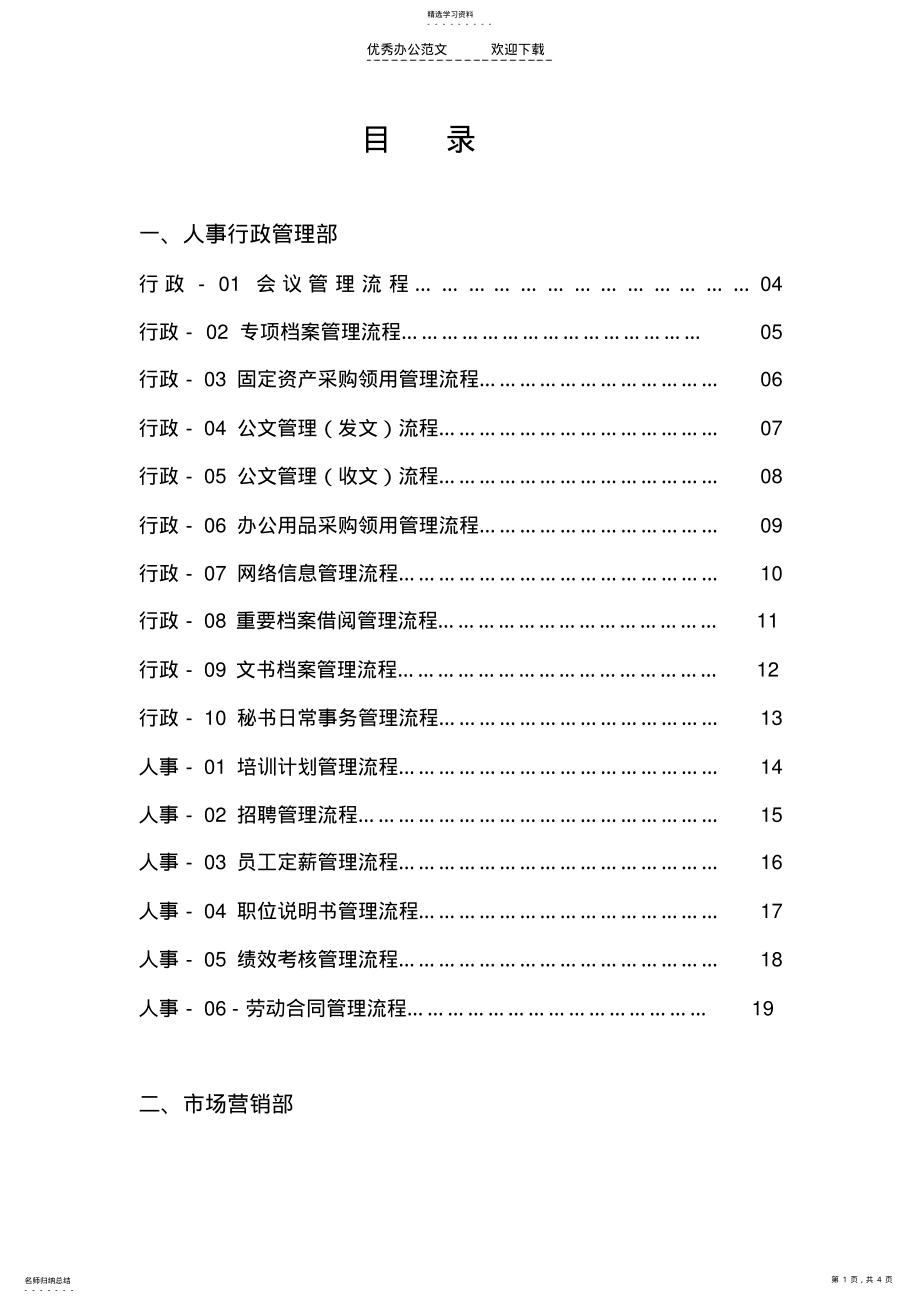 2022年公司制度编制目录 .pdf_第1页