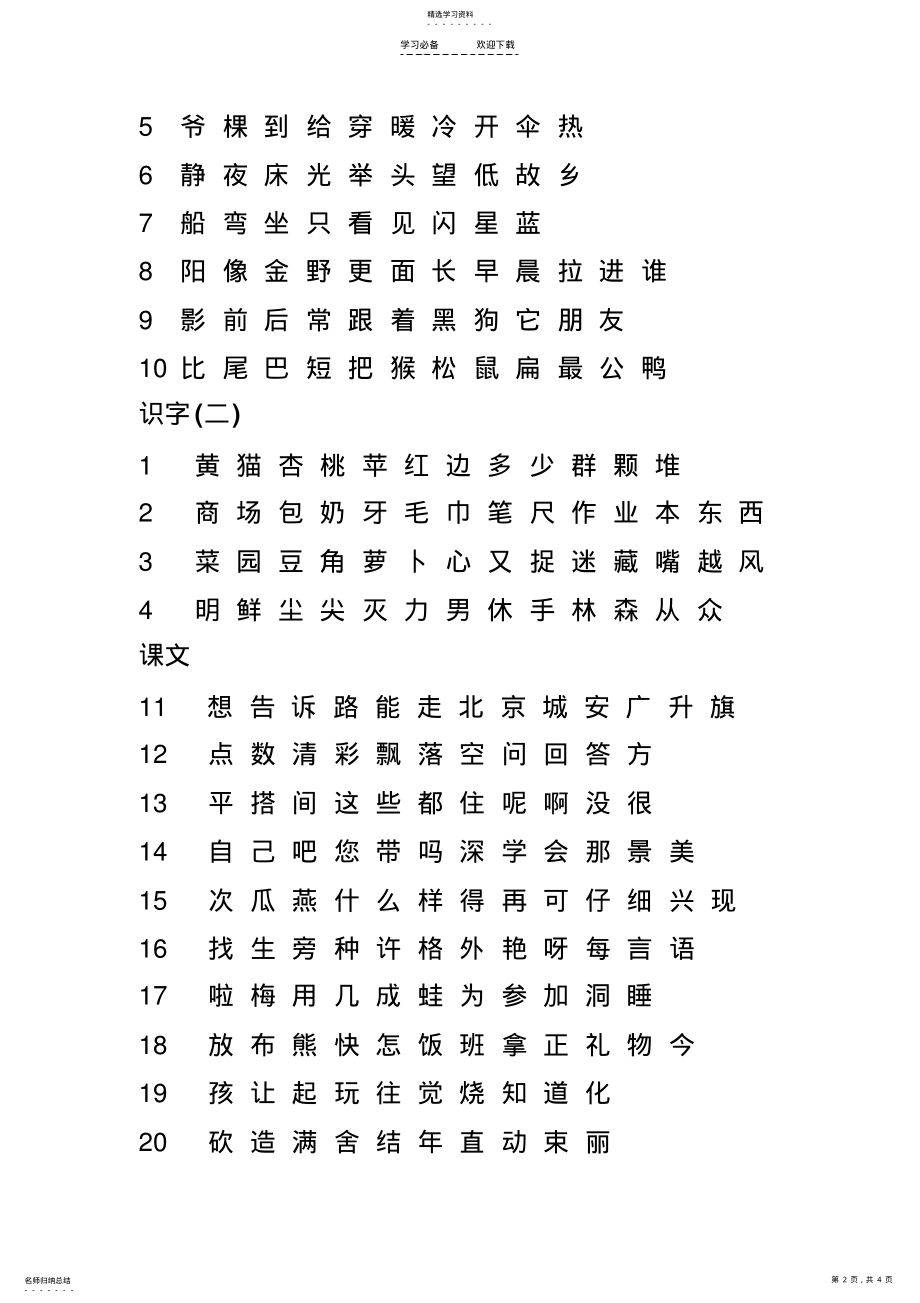 2022年人教版语文生字表 .pdf_第2页