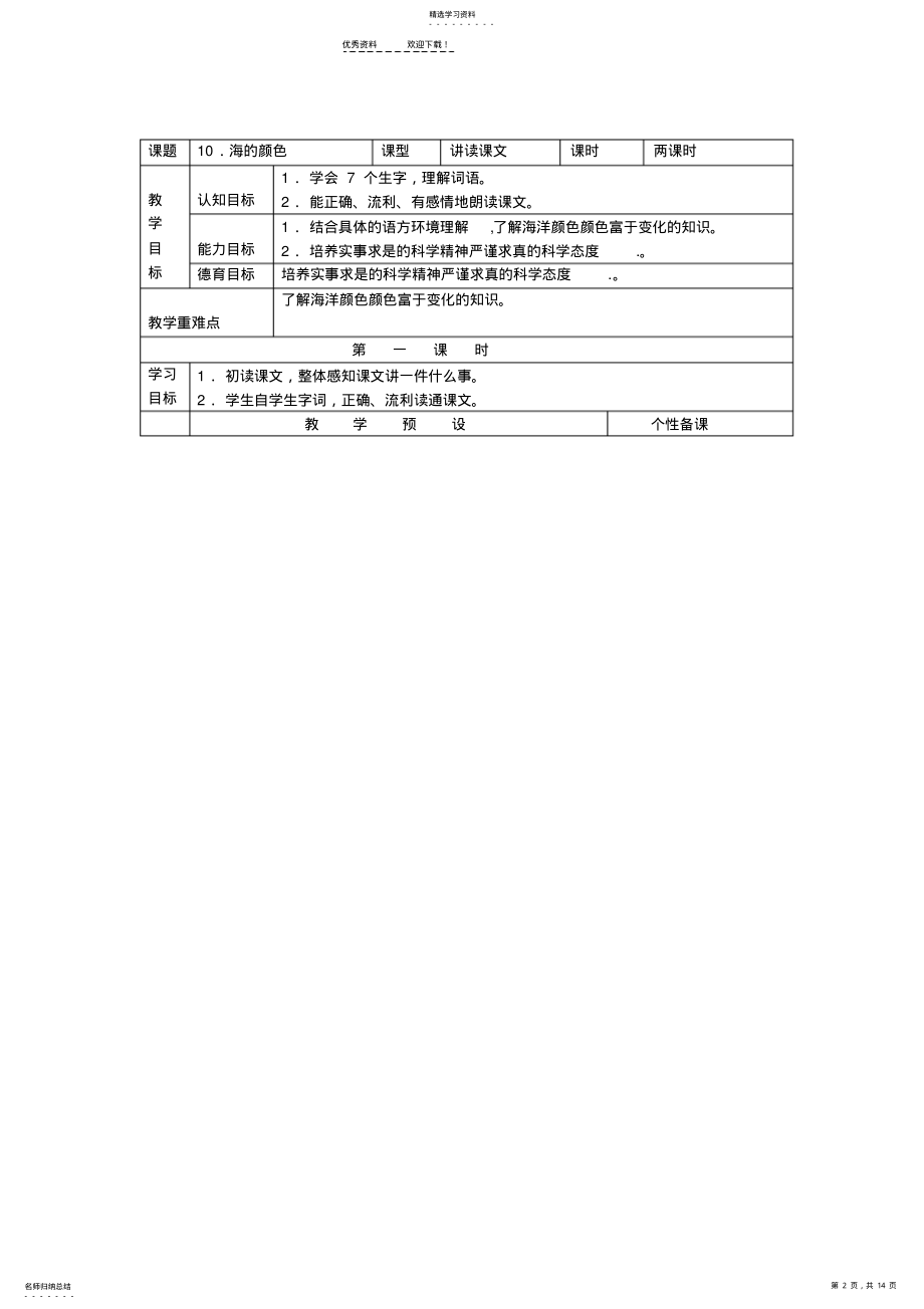 2022年六上语文教案第四单元 .pdf_第2页