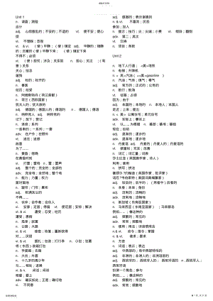 2022年人教版高中英语必修一~选修8单词表中文 .pdf