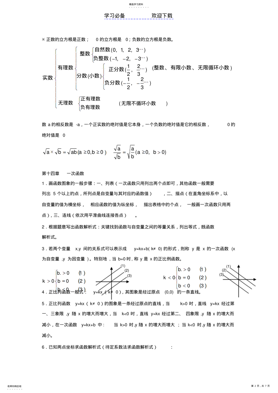 2022年人教版数学八年级知识点 .pdf_第2页