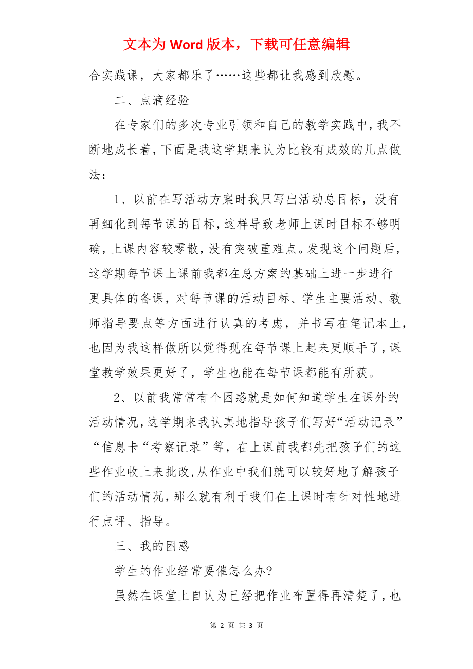 学校综合实践活动总结,综合实践活动.docx_第2页