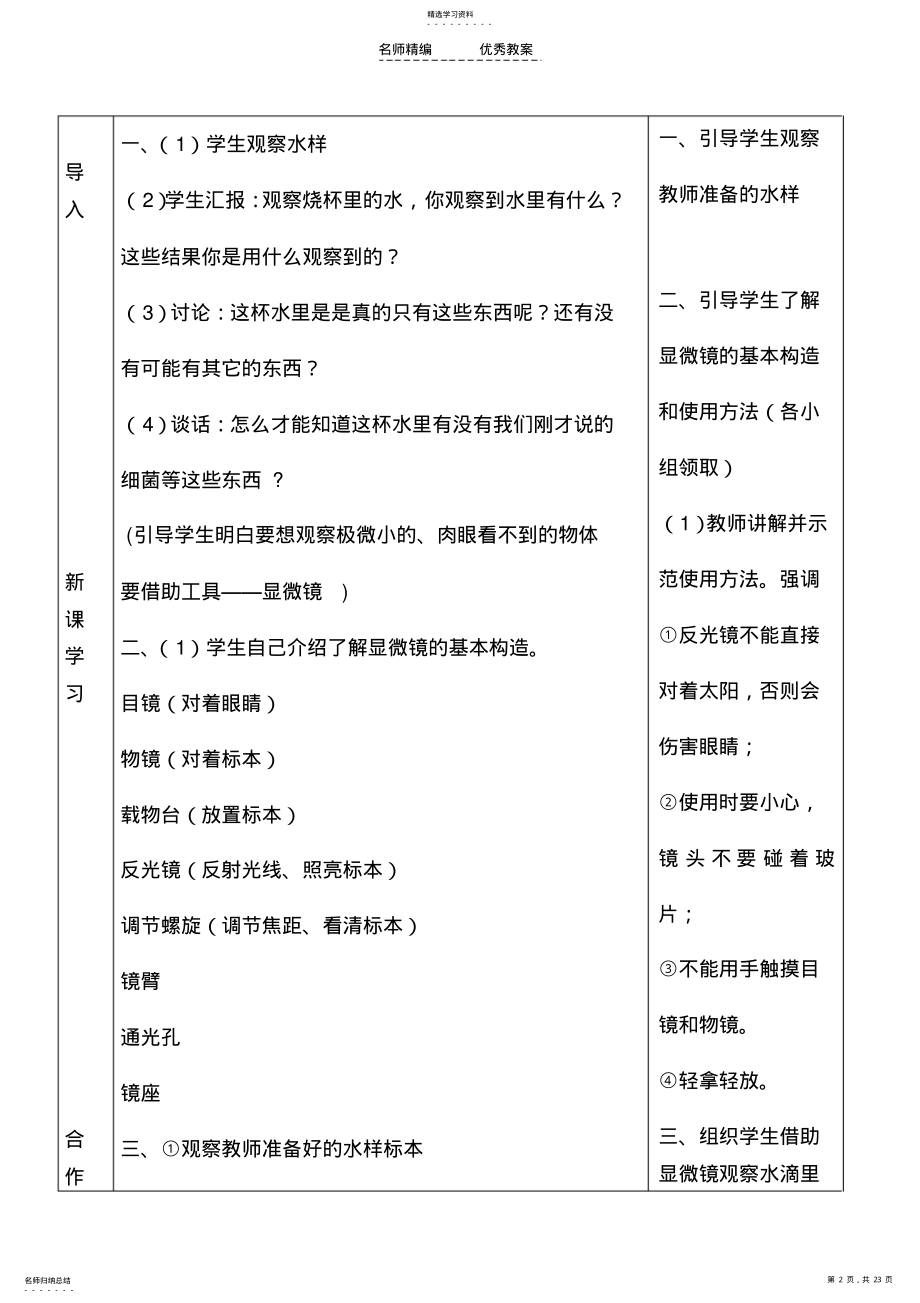 2022年六年级上册科学导学案 .pdf_第2页