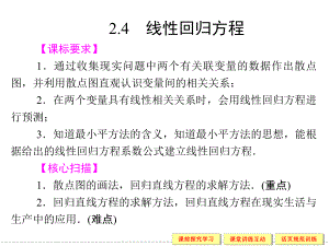 高中数学线性回归方程分析ppt课件.ppt