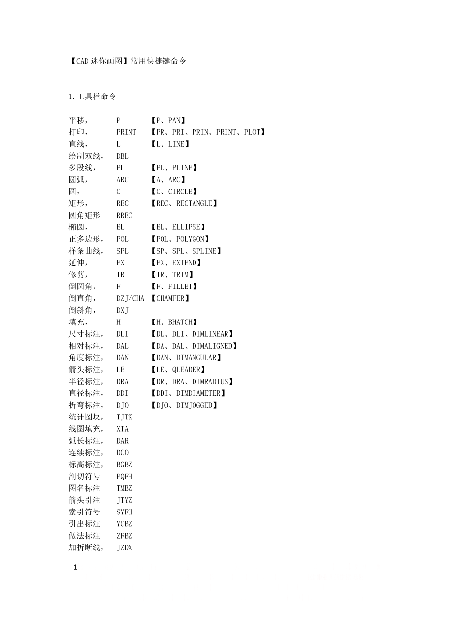 CAD迷你画图.doc_第1页