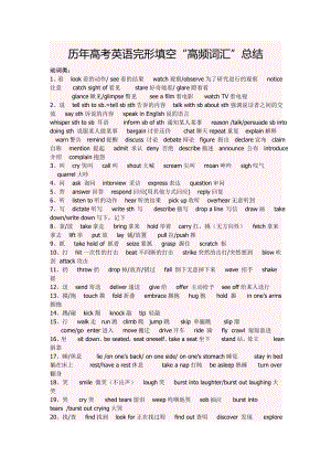 高考英语复习资料大全.doc