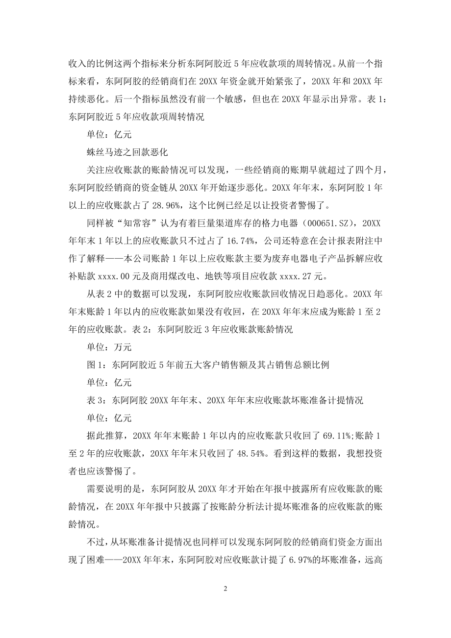 蛛丝马迹提前研判东阿阿胶.docx_第2页