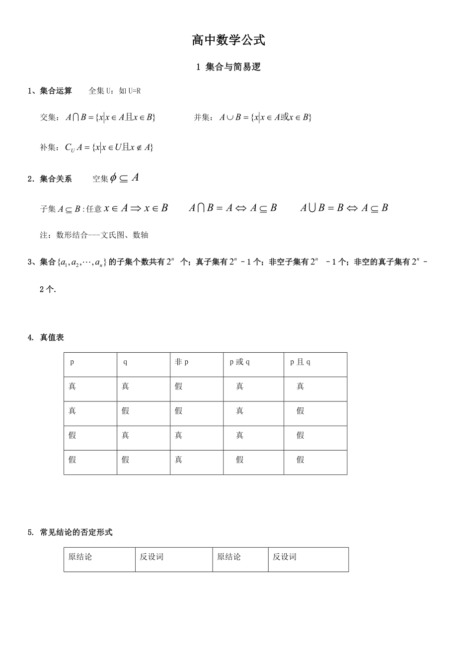 高中数学公式汇总.docx_第1页