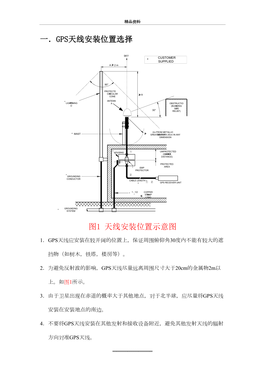 最新GPS天线安装规范.doc_第2页