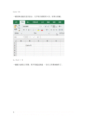 excel高手常用快捷键大全.doc