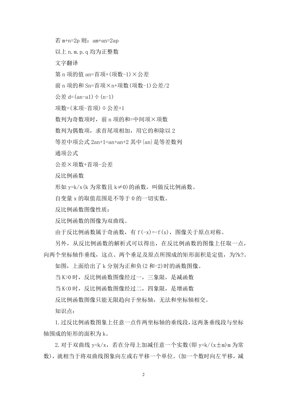 高中数学公式复习汇总精选.docx_第2页