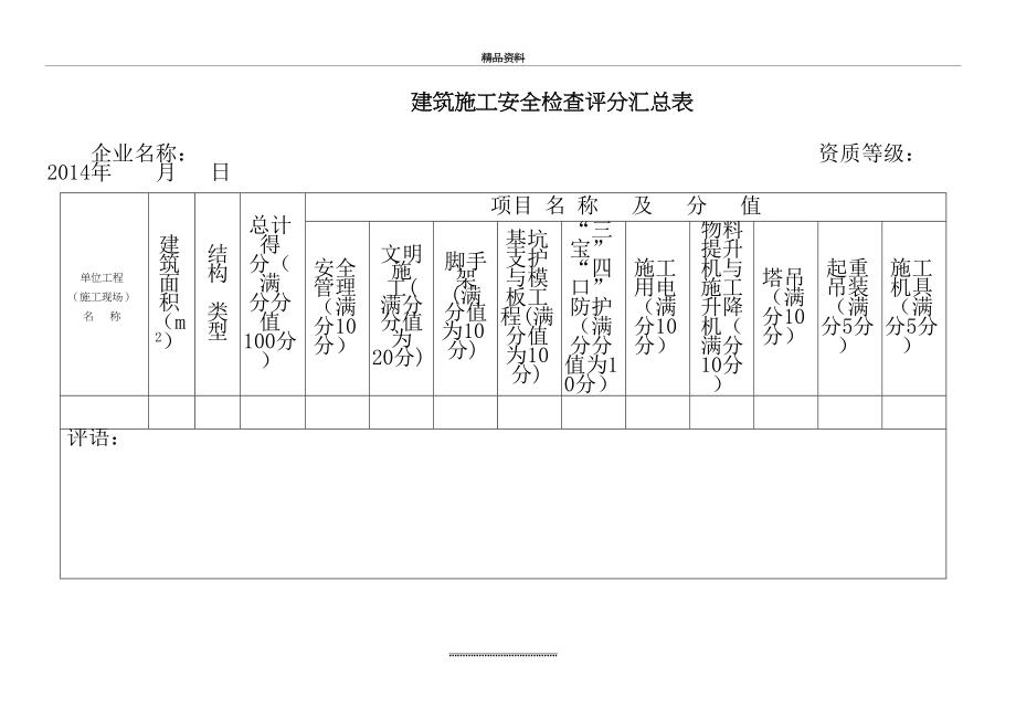 最新jgj59-建筑施工安全检查评分表-(完整版).docx_第2页