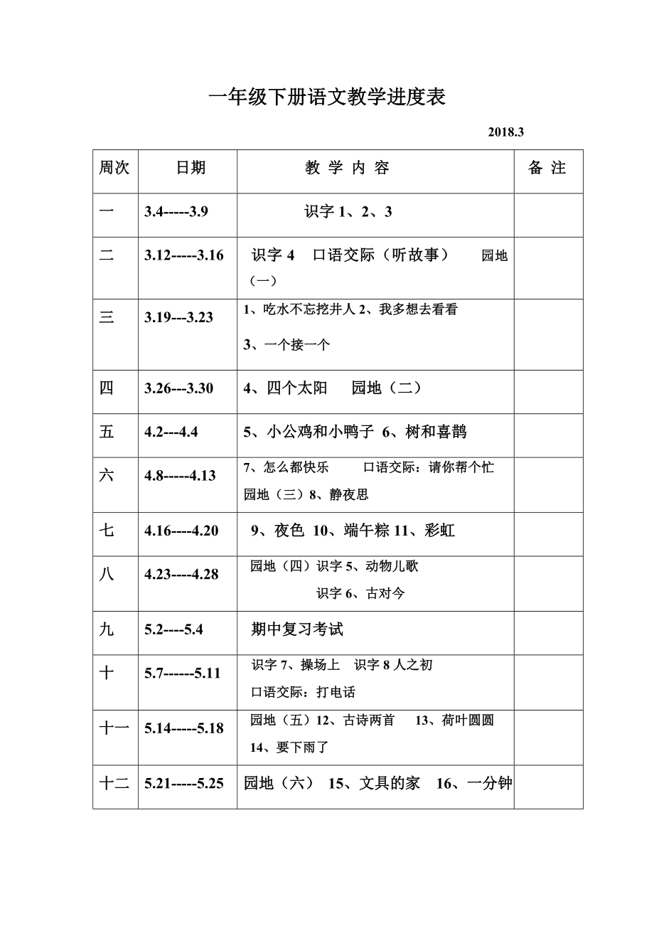 部编版小学一年级下册语文导学案.docx_第1页