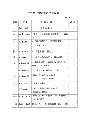 部编版小学一年级下册语文导学案.docx