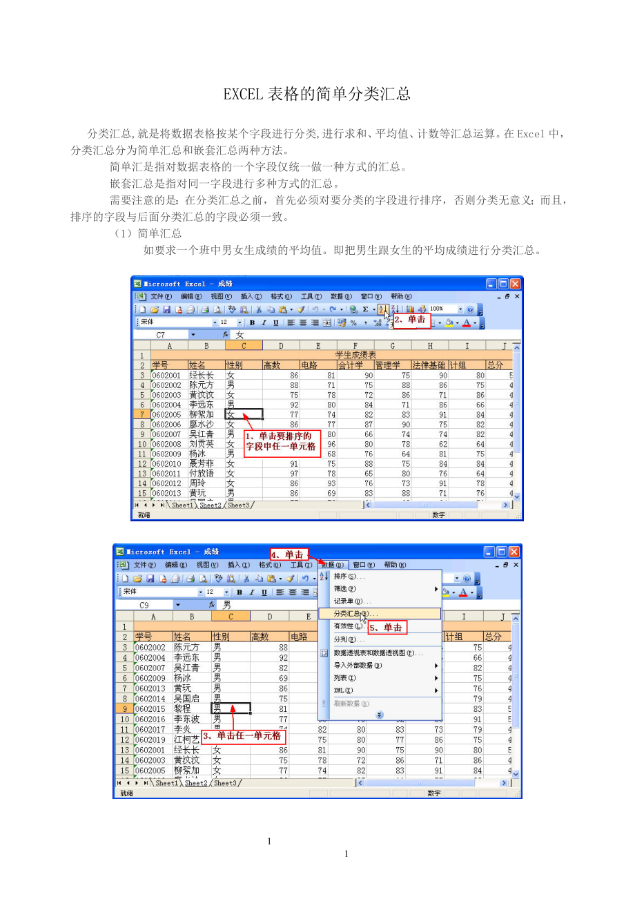 EXCEL表格分类汇总.doc_第1页