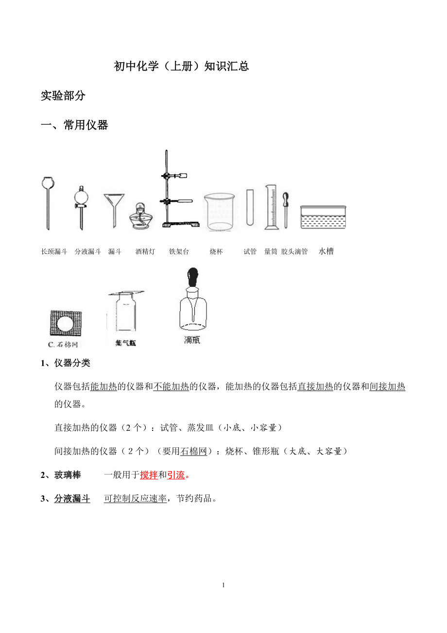 科粤版初中化学上册知识点总结.docx_第1页