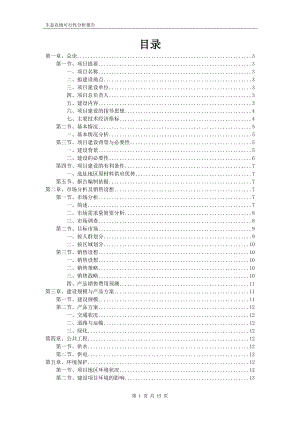 石关村休闲生态农场可行性分析报告.docx