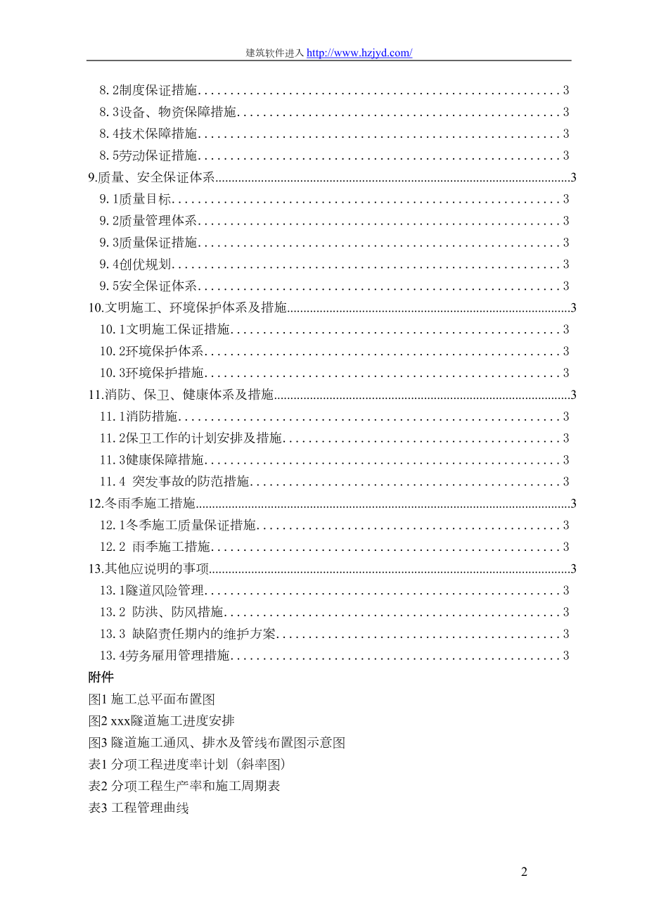 山西平榆高速公路某隧道实施性施工组织设计.docx_第2页