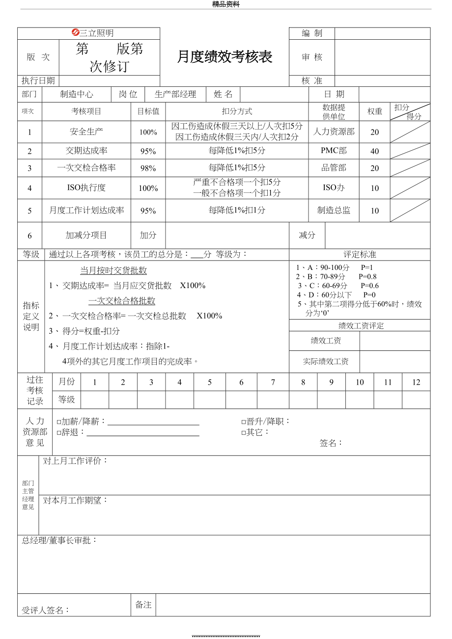 最新PMC绩效考核.doc_第2页