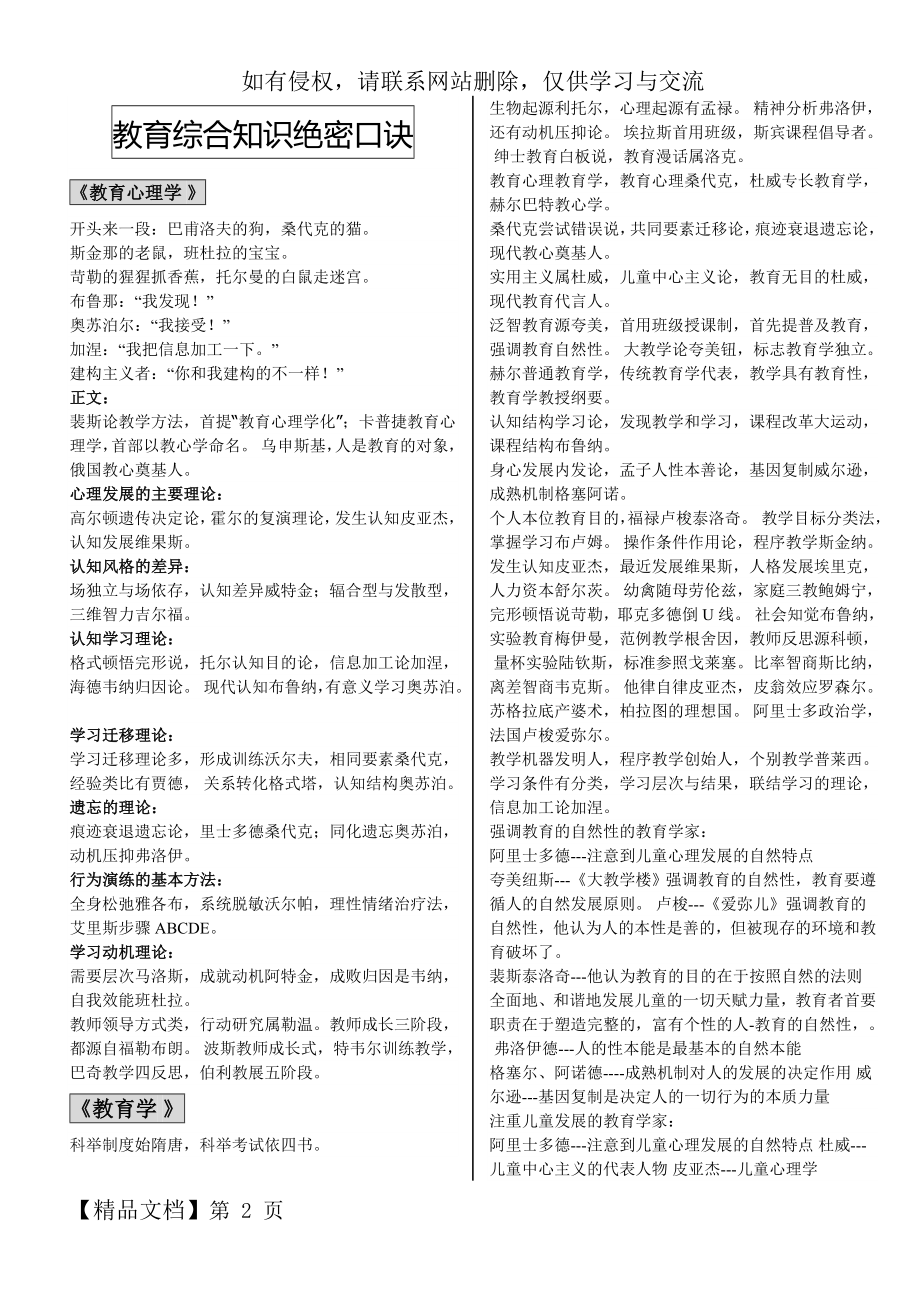 考研333教育综合知识点速记口诀.doc_第2页