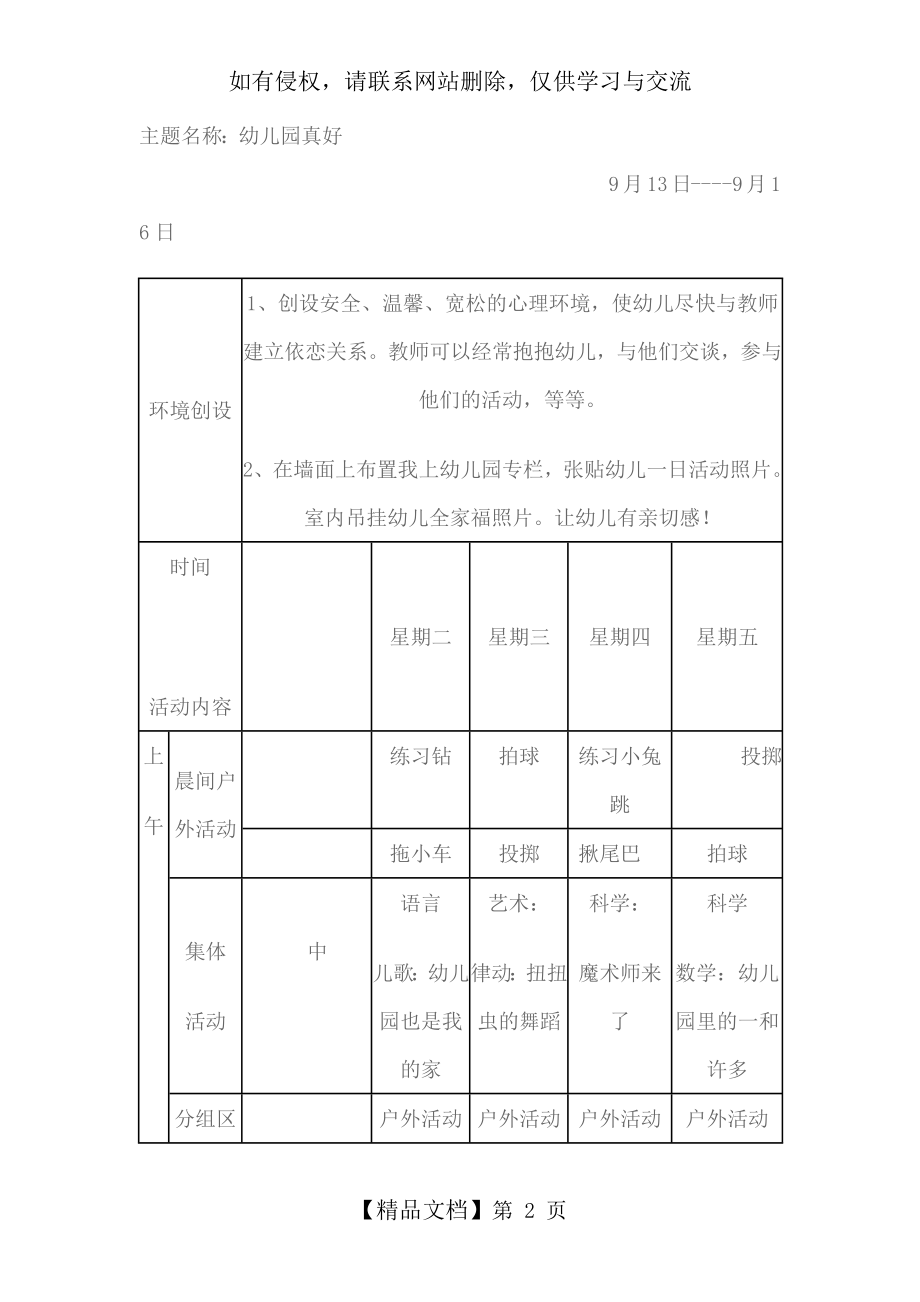 幼儿园户外活动安排表.doc_第2页