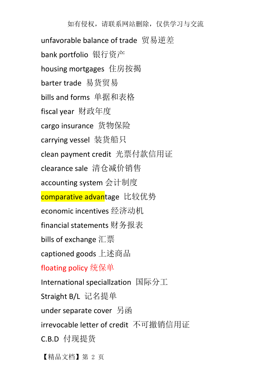 商务英语翻译专有名词-11页文档资料.doc_第2页