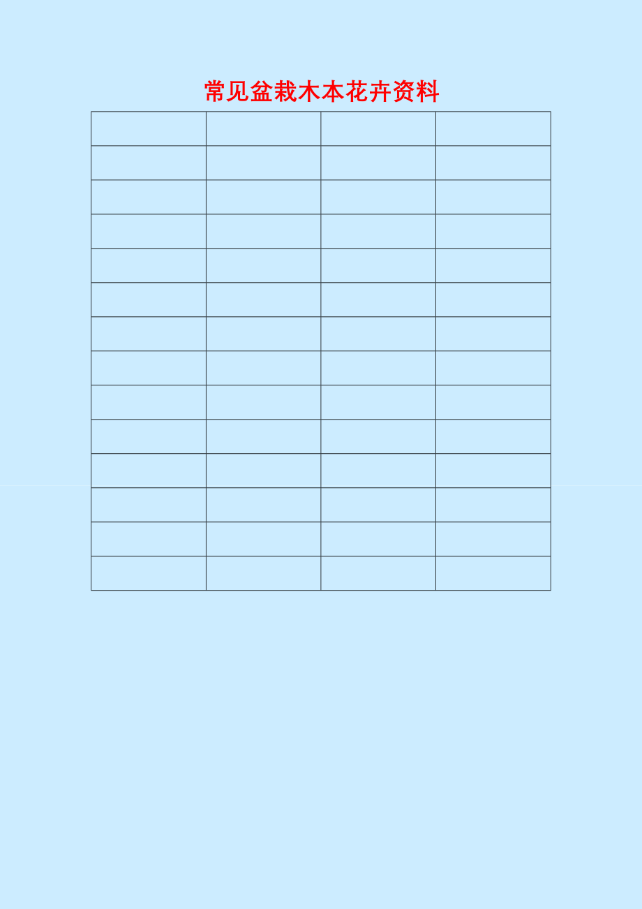 常见盆栽木本花卉资料(附图).doc_第1页