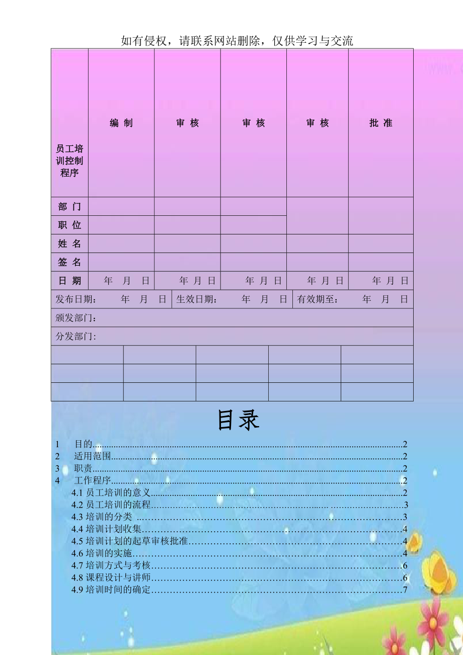 员工培训控制程序.doc_第1页