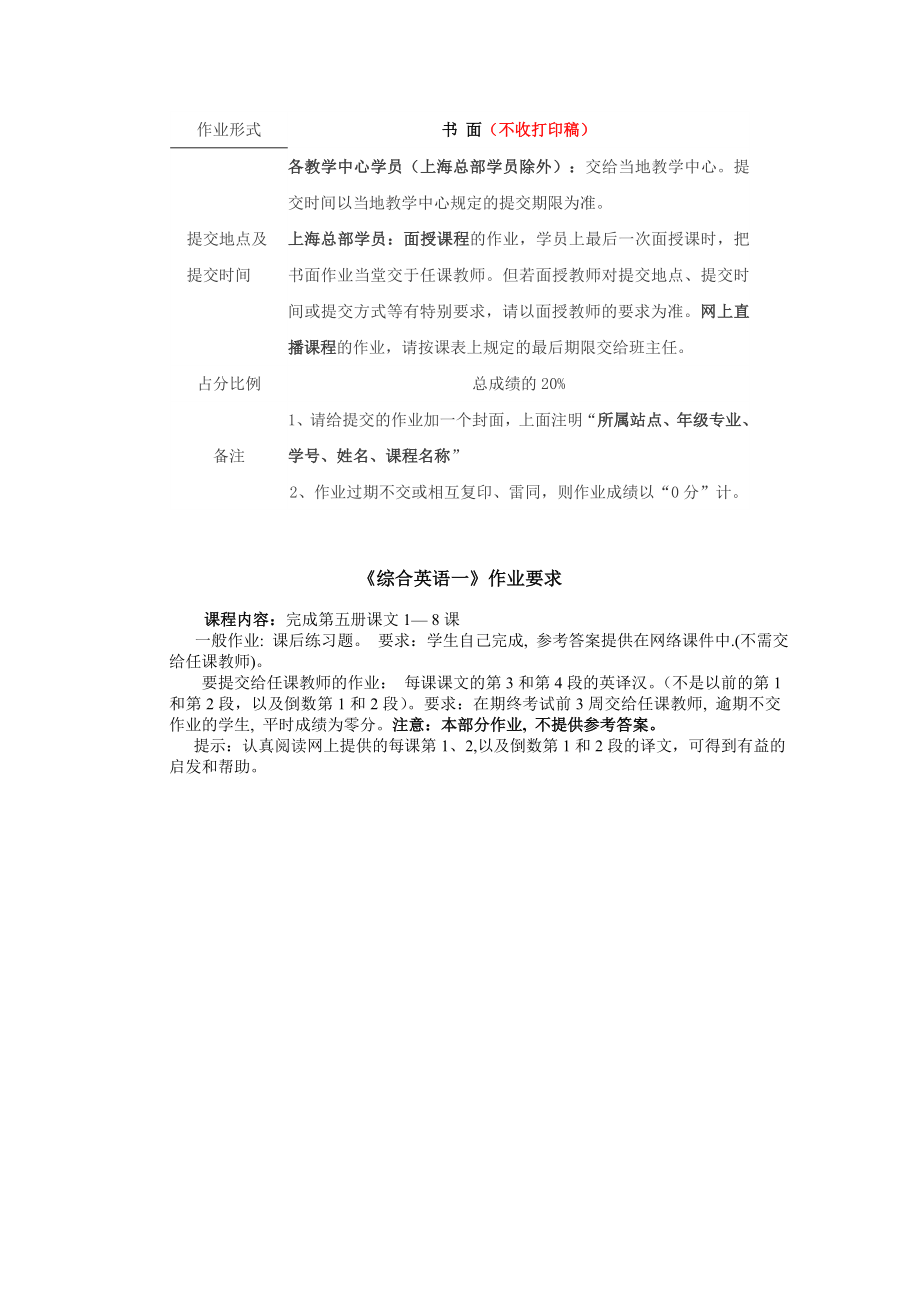 综合英语一作业.doc_第1页