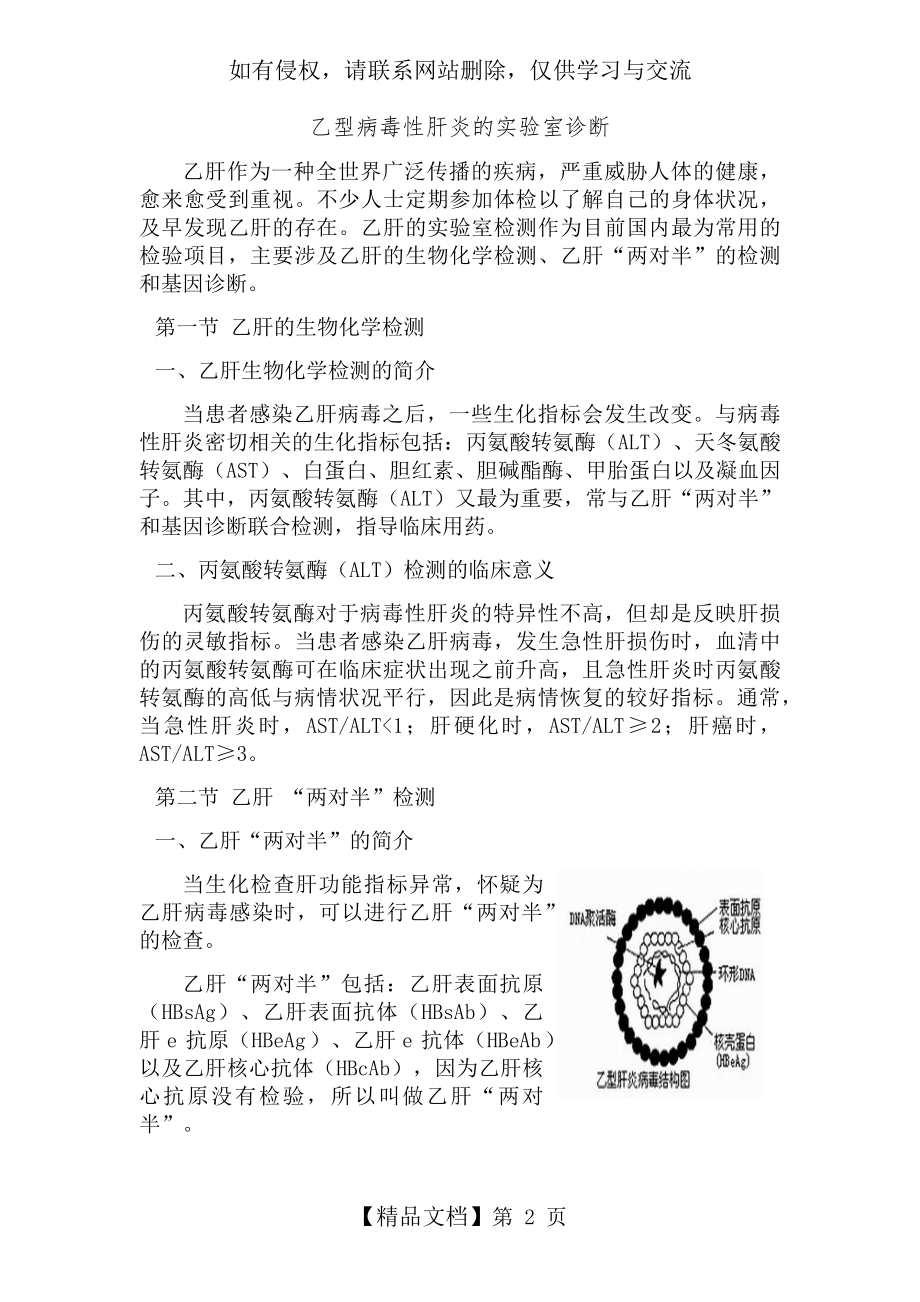 乙型病毒性肝炎的实验室诊断.doc_第2页