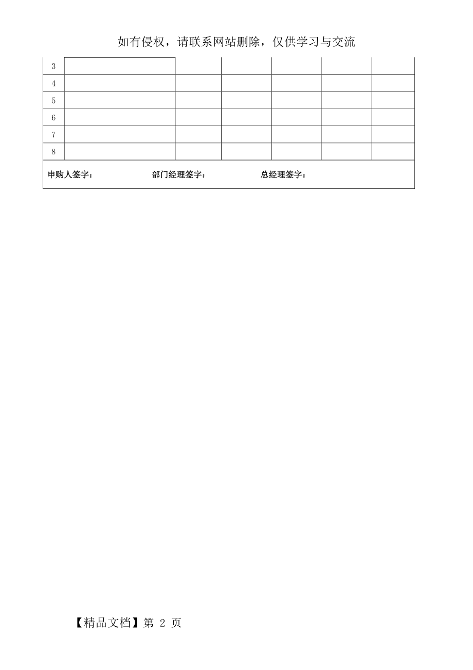 办公用品申购单-2页word资料.doc_第2页