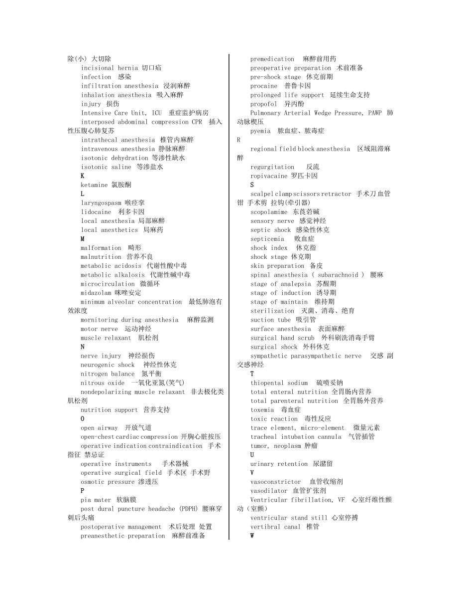 外科专业英语词汇.doc_第2页