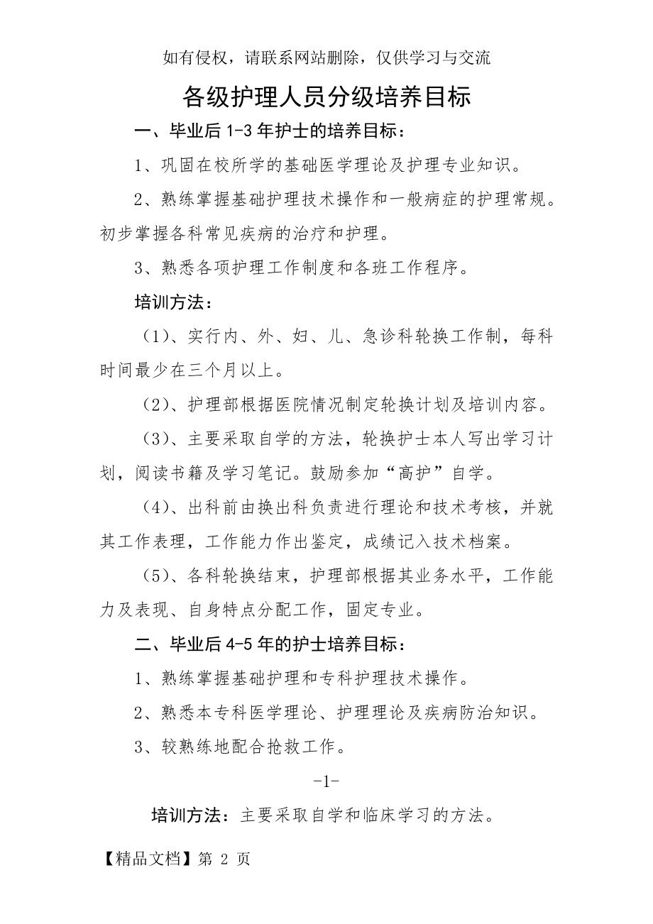 各级护理人员分级培养目标共4页.doc_第2页