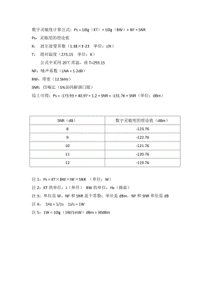 灵敏度计算公式.doc