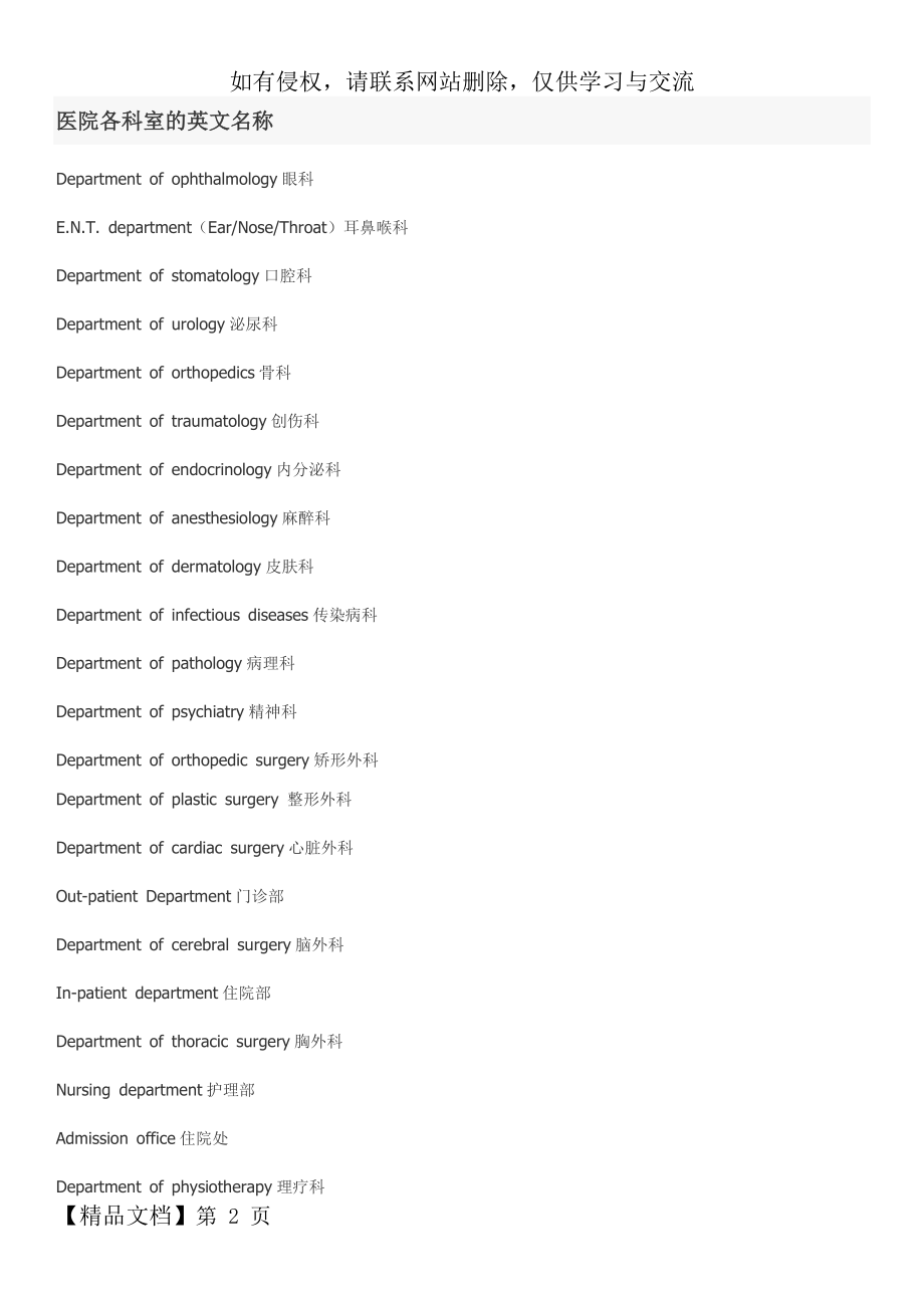 医院各科室的英文名称-5页文档资料.doc_第2页