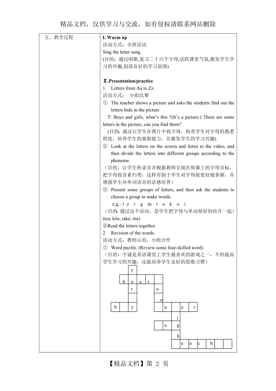 小学英语优质课教案集.doc_第2页