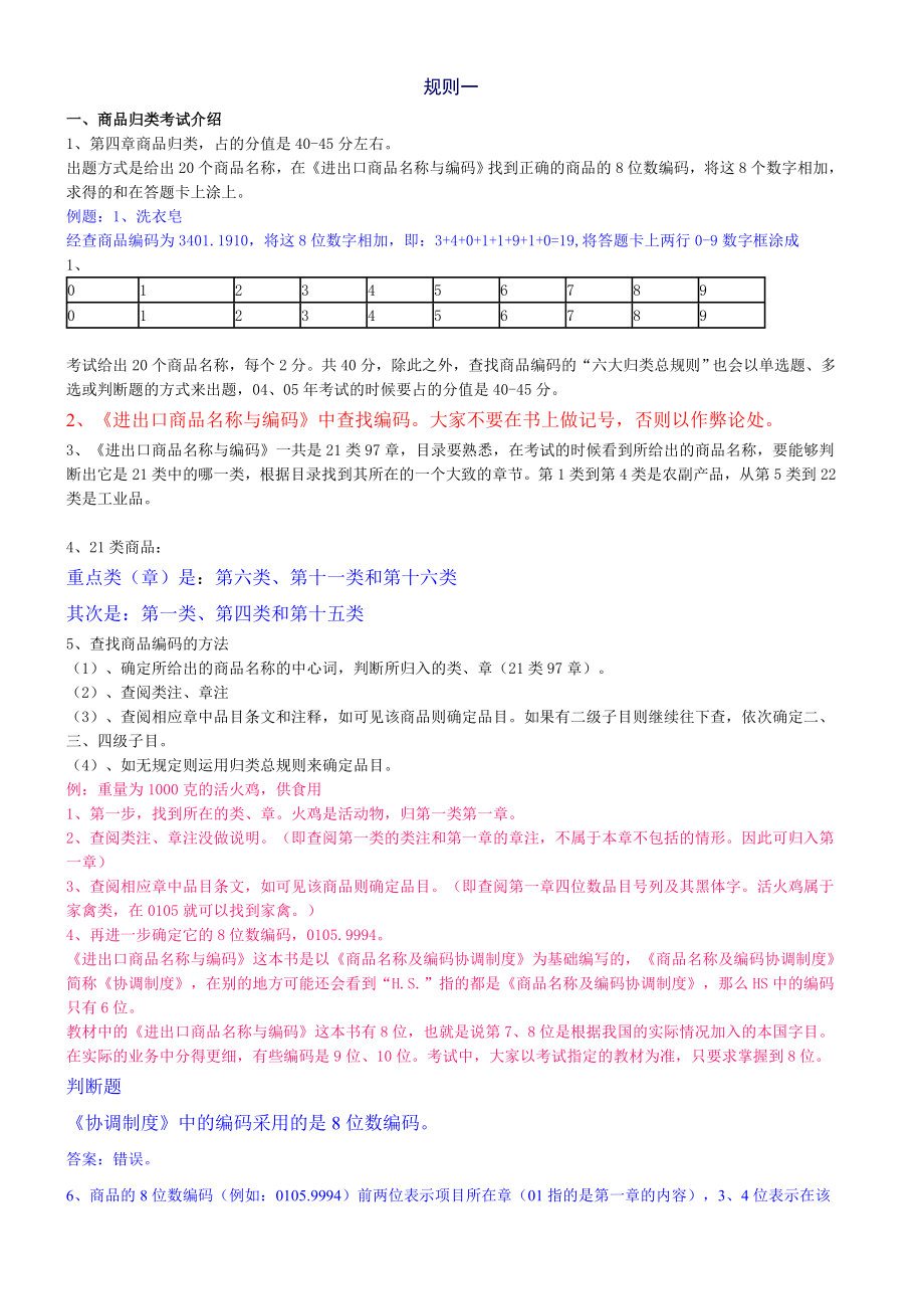 HSCODE商品编码归类规则.doc_第1页