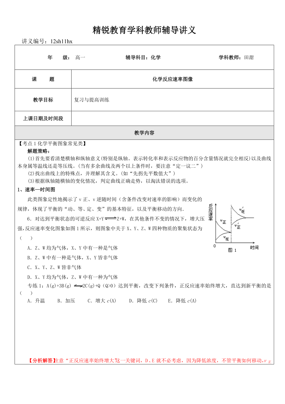 化学反应速率图像.doc_第1页