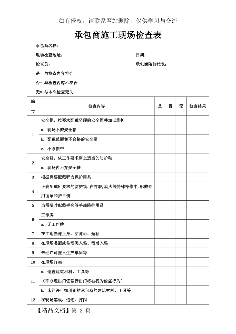 承包商检查表.doc_第2页