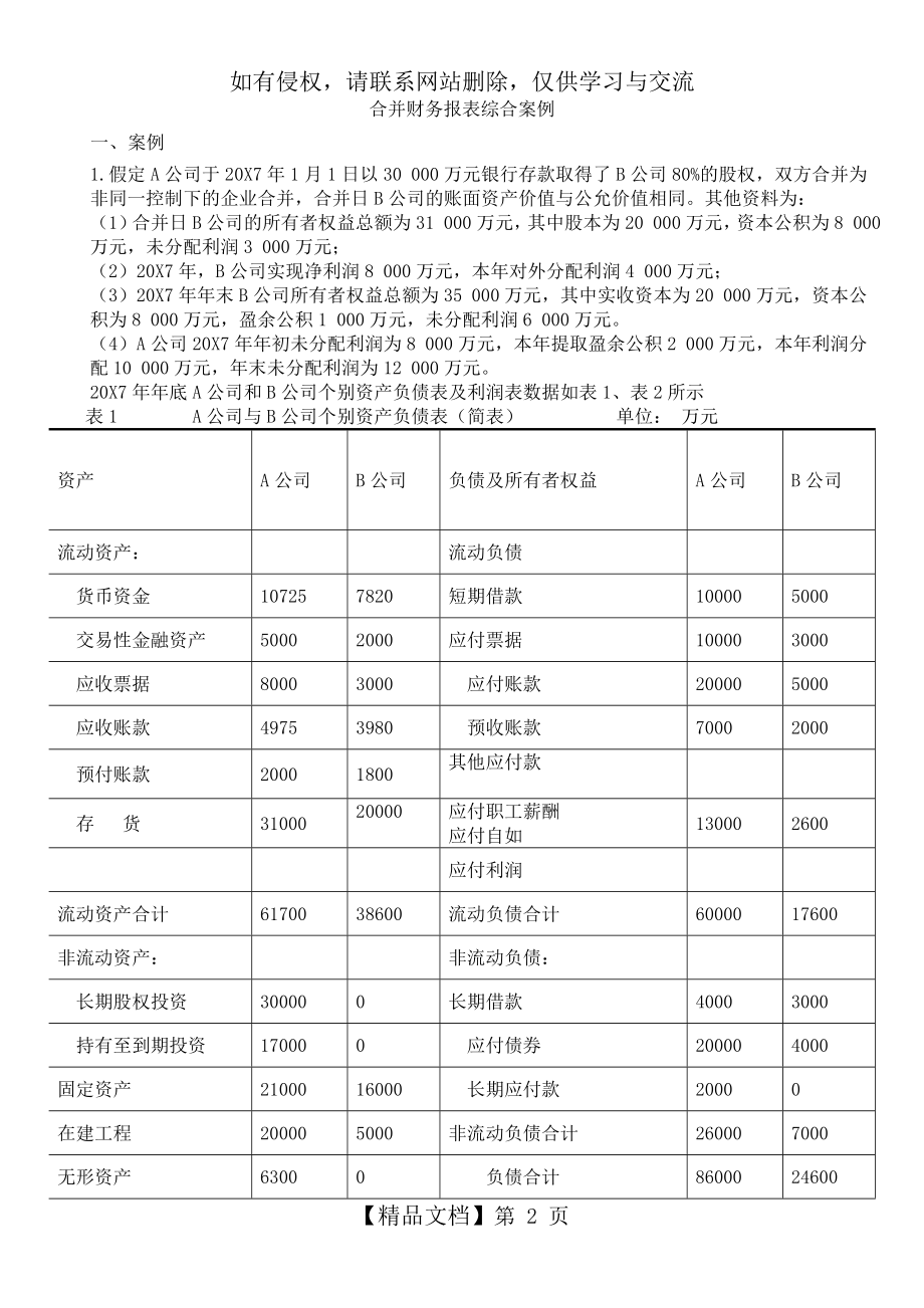 合并财务报表案例分析.doc_第2页