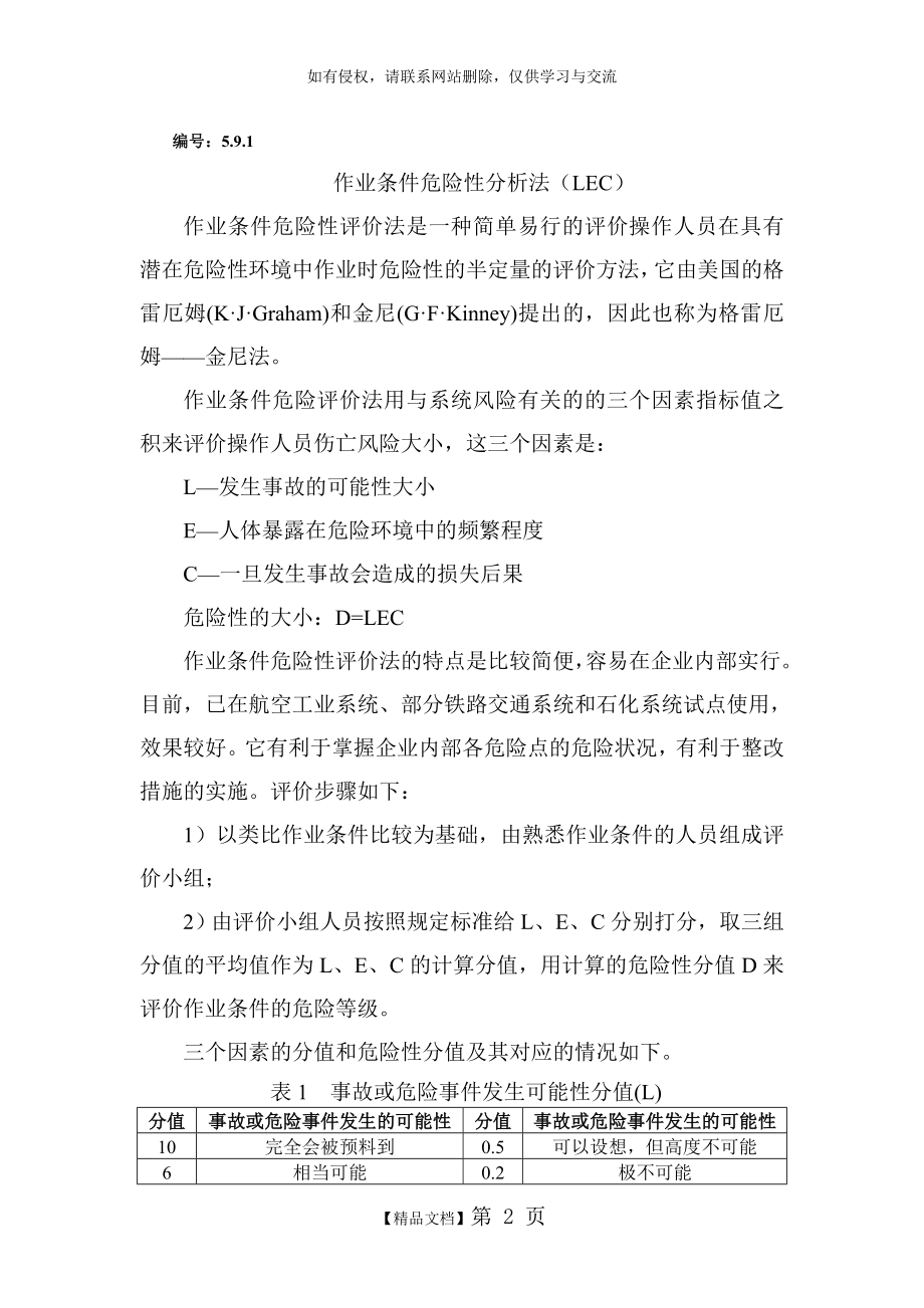 作业条件危险性分析法(LEC).doc_第2页