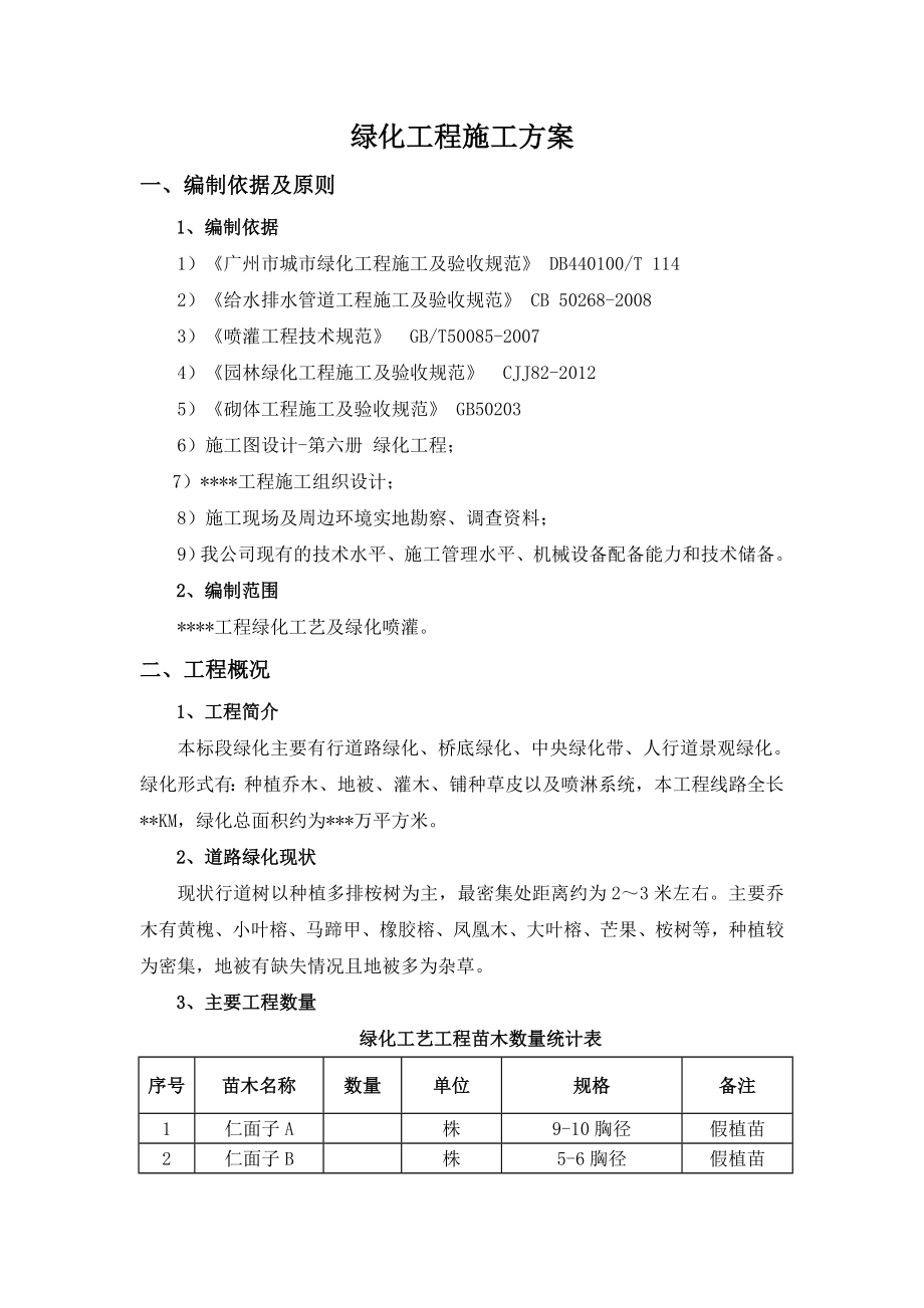 绿化工程 施工方案.doc_第2页