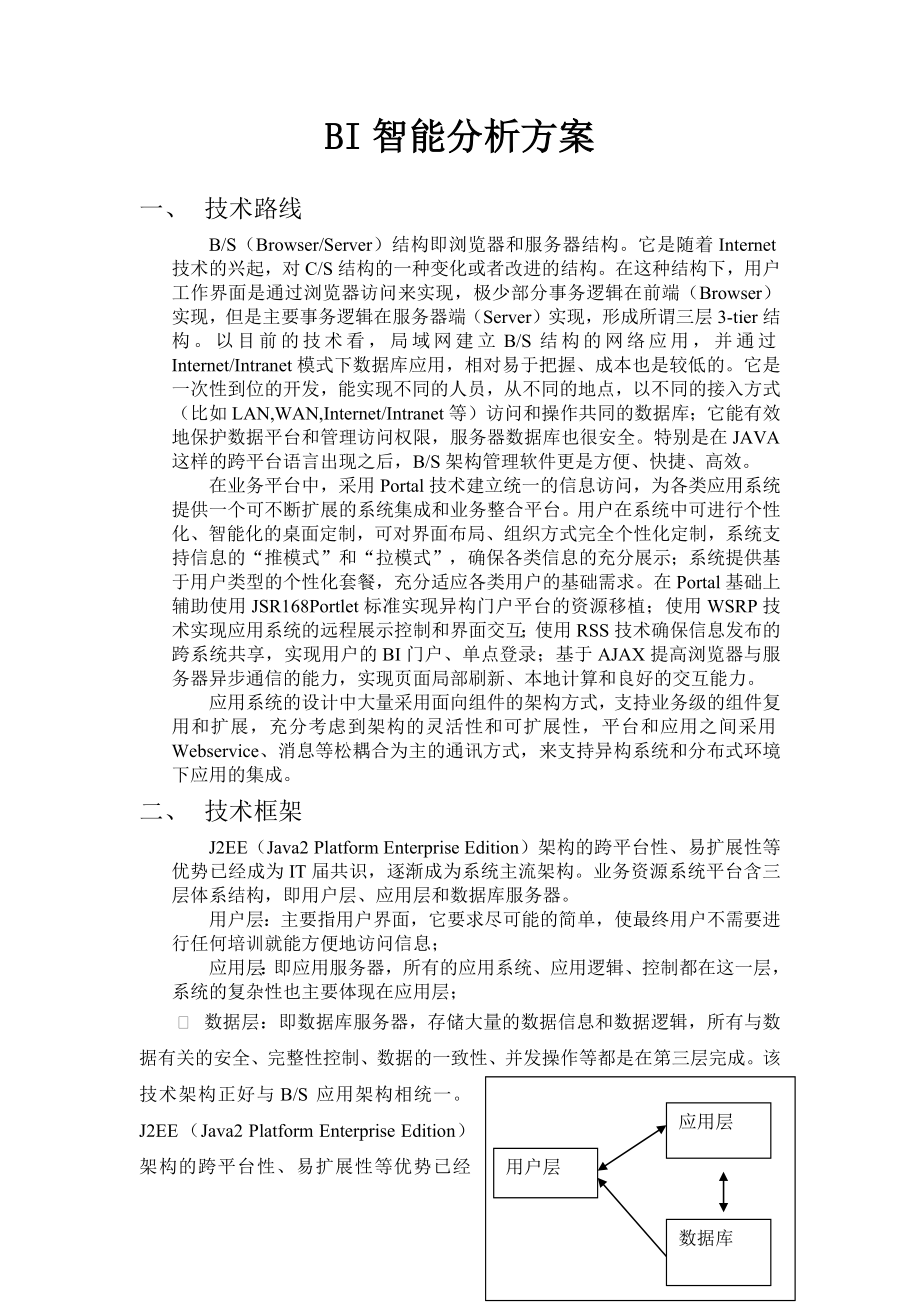 BI智能分析方案.doc_第1页