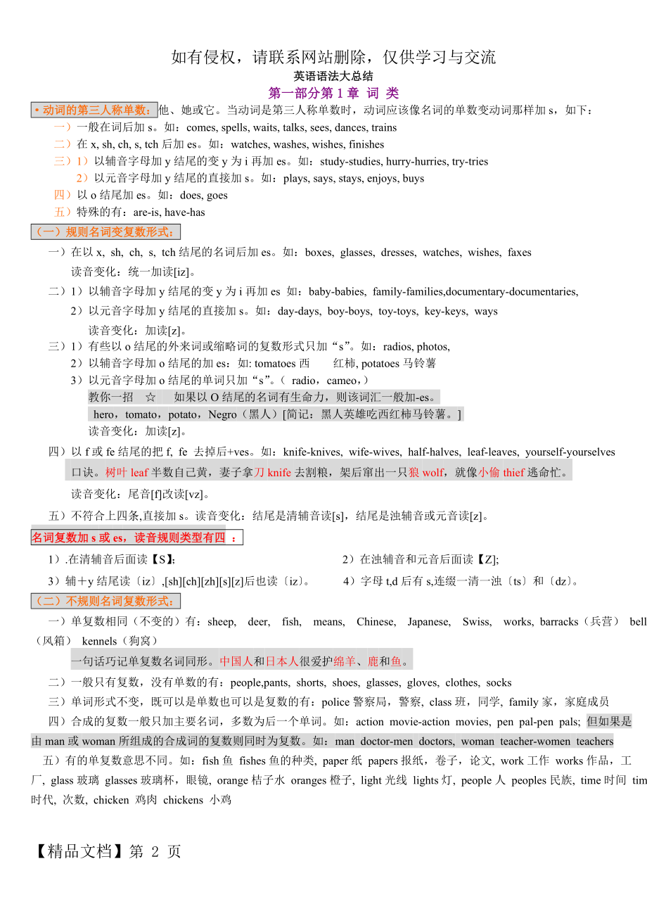 公共英语三级语法大总结word精品文档25页.doc_第2页