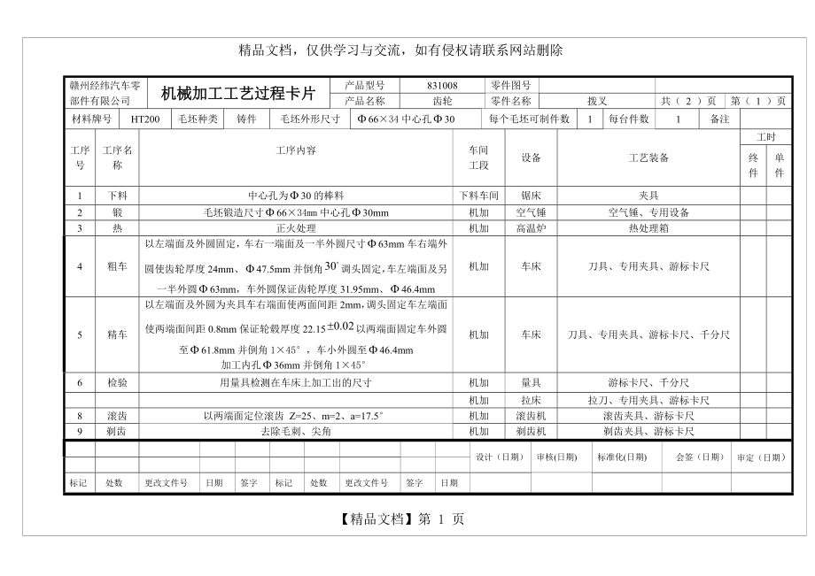 工艺规程卡片.doc_第1页