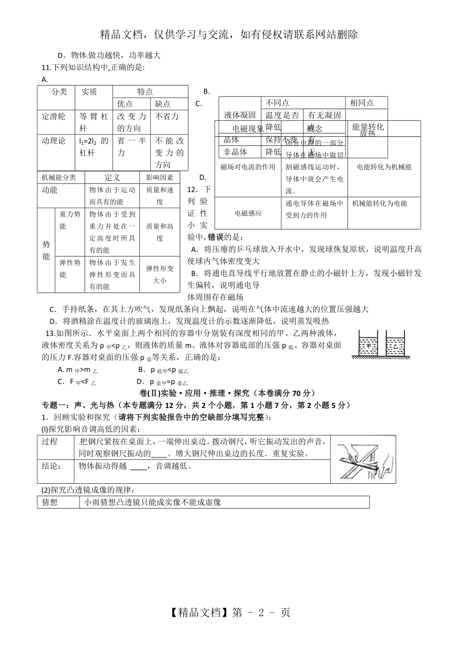 山东省青岛市中考物理试题及答案.doc_第2页