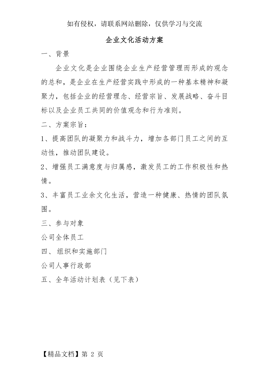 企业文化活动方案共4页word资料.doc_第2页