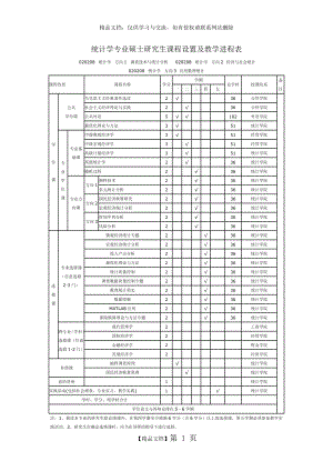 统计学硕士课程表.doc