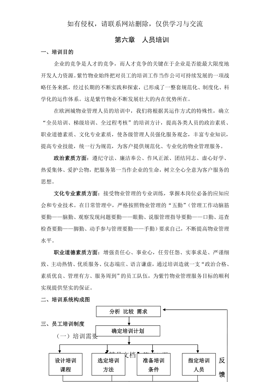 006物业管理人员培训计划教学教材.doc_第2页