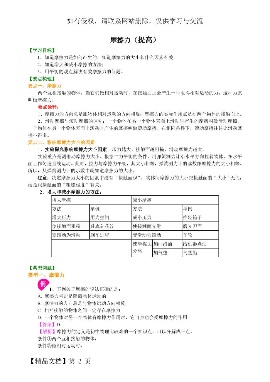 摩擦力(提高) 知识讲解.doc_第2页